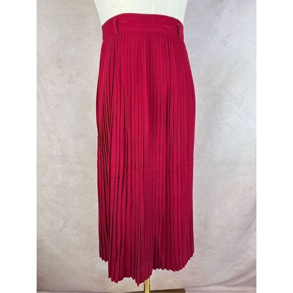 Vintage 1940s Wool Pleated Skirt - Picture 1 of 8